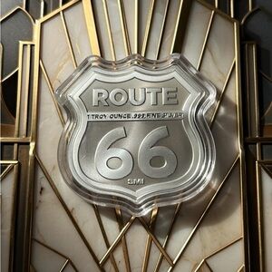 Route 66 Oklahoma 999 pure silver 1 0z